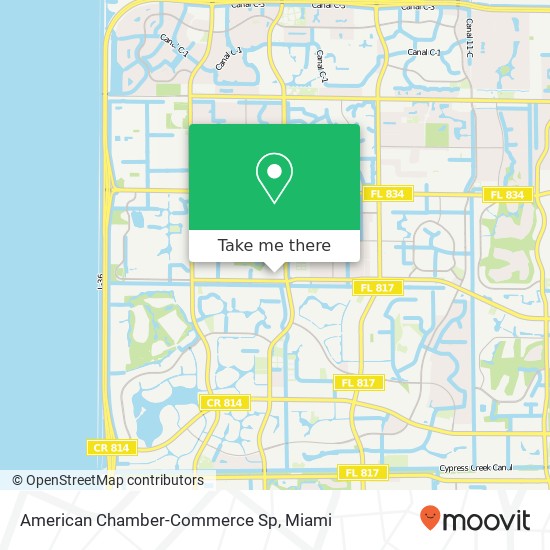 American Chamber-Commerce Sp map