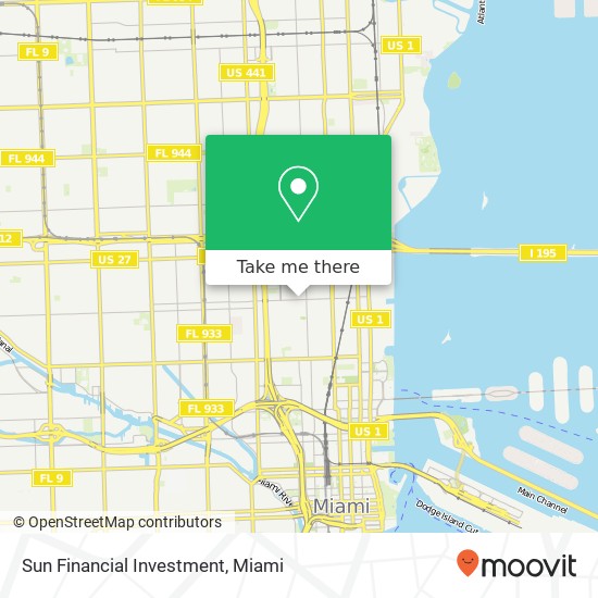 Sun Financial Investment map