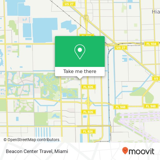 Beacon Center Travel map