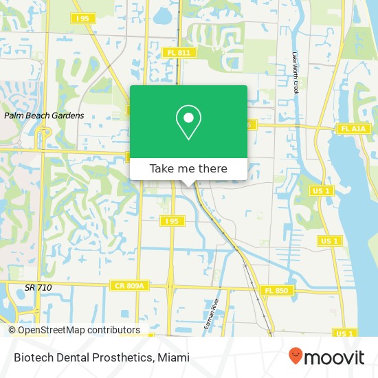 Mapa de Biotech Dental Prosthetics