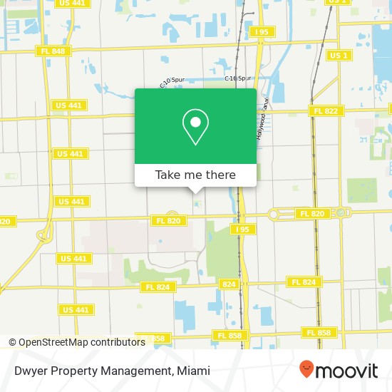 Dwyer Property Management map