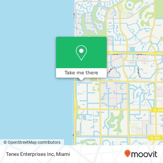 Tenex Enterprises Inc map