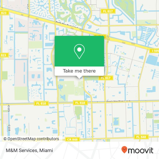 M&M Services map