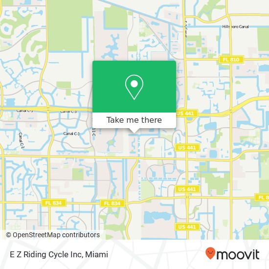 Mapa de E Z Riding Cycle Inc