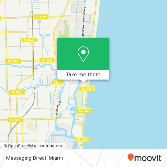 Mapa de Messaging Direct