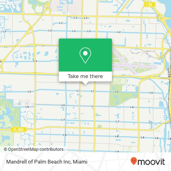 Mandrell of Palm Beach Inc map