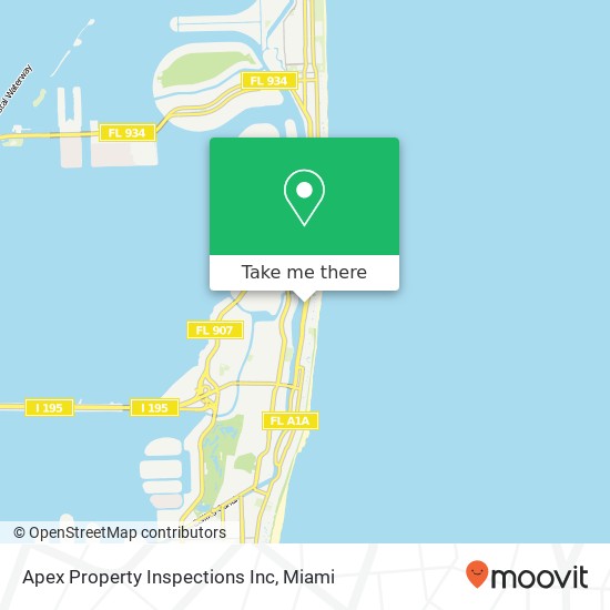 Apex Property Inspections Inc map