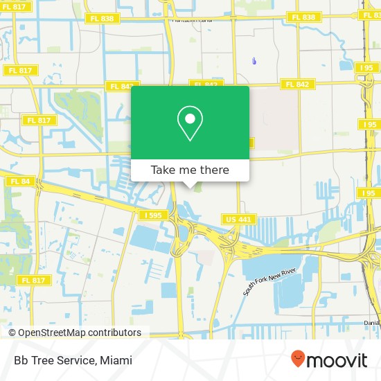 Mapa de Bb Tree Service
