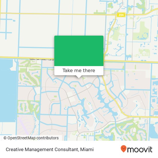 Creative Management Consultant map