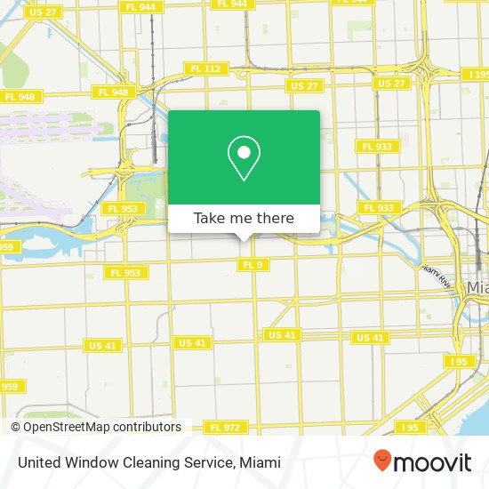 United Window Cleaning Service map