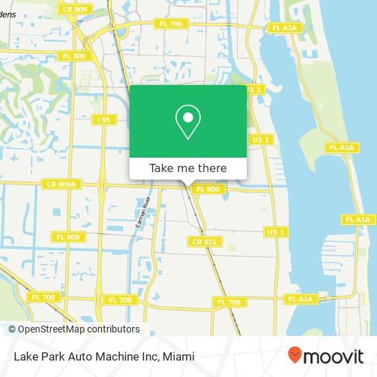 Mapa de Lake Park Auto Machine Inc