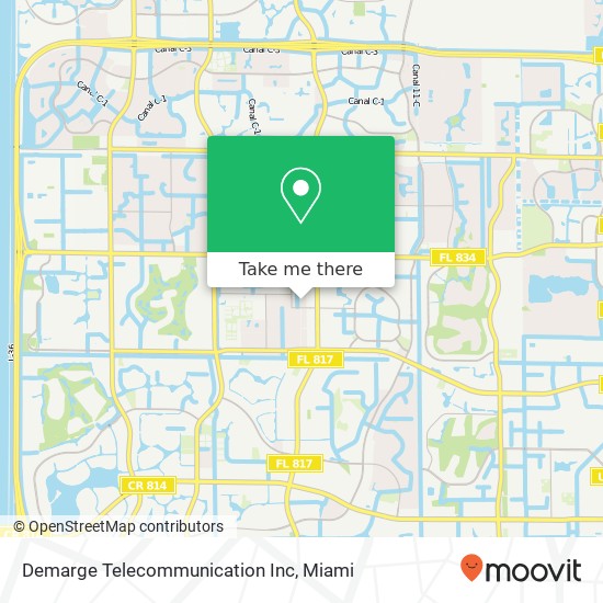 Mapa de Demarge Telecommunication Inc