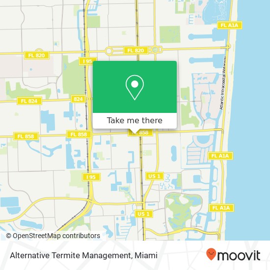 Alternative Termite Management map