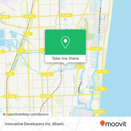 Innovative Developers Inc map