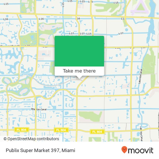 Publix Super Market 397 map