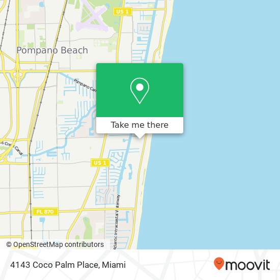 Mapa de 4143 Coco Palm Place