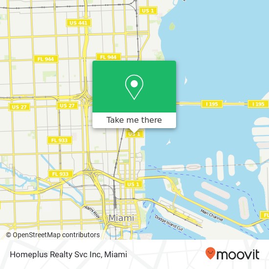 Homeplus Realty Svc Inc map