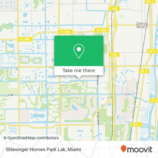 Mapa de Shlesinger Homes Park Lak