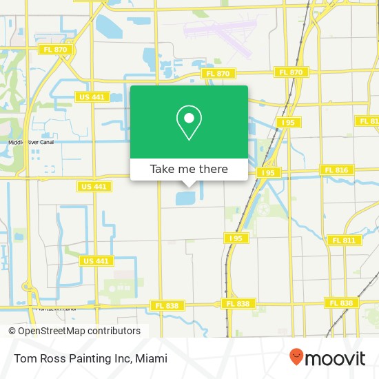 Mapa de Tom Ross Painting Inc