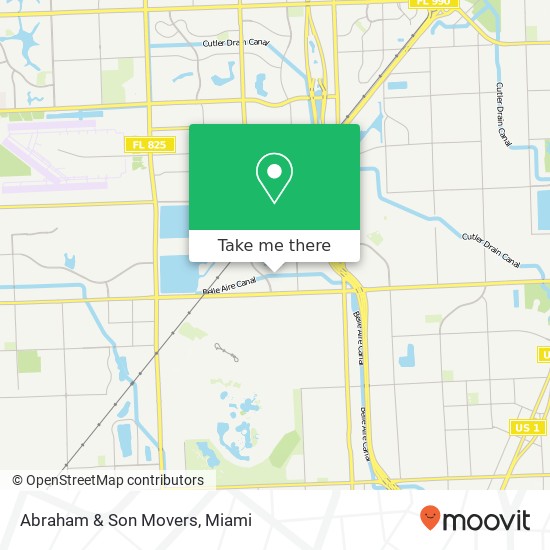 Abraham & Son Movers map