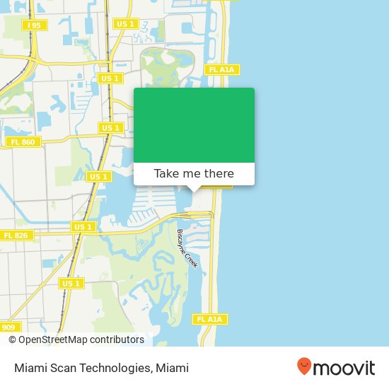 Mapa de Miami Scan Technologies