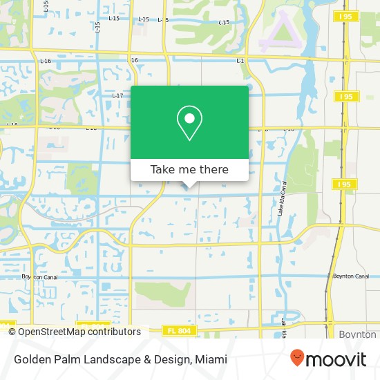 Mapa de Golden Palm Landscape & Design