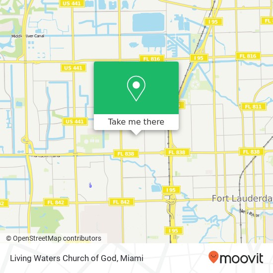 Living Waters Church of God map