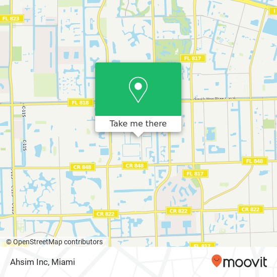 Ahsim Inc map