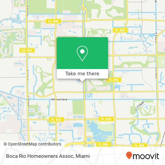 Mapa de Boca Rio Homeowners Assoc