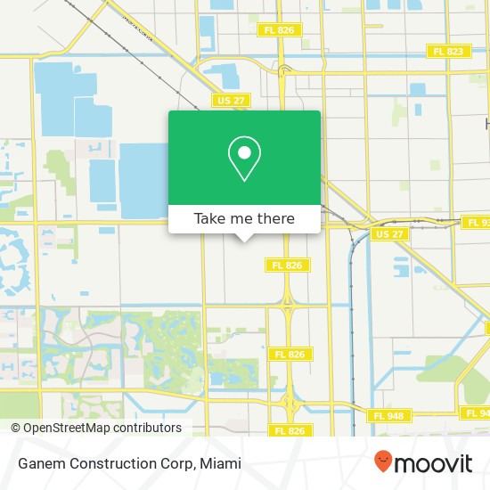 Ganem Construction Corp map