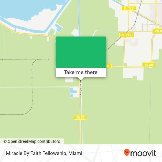 Miracle By Faith Fellowship map