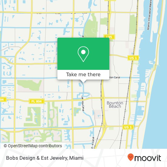 Bobs Design & Est Jewelry map