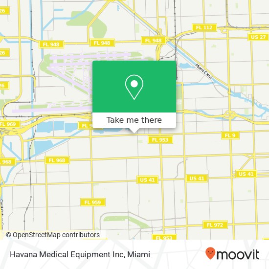 Mapa de Havana Medical Equipment Inc