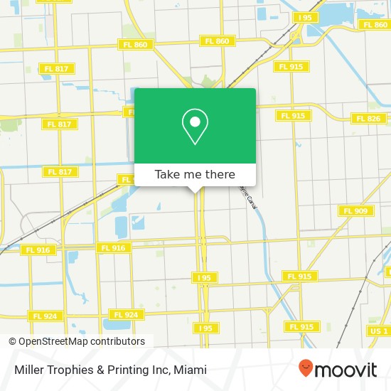 Miller Trophies & Printing Inc map