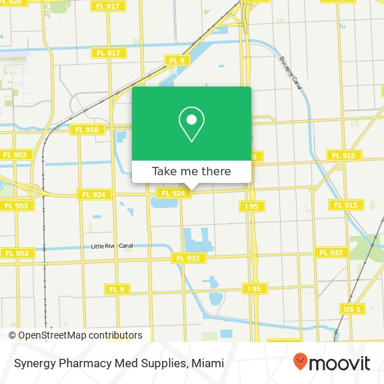 Synergy Pharmacy Med Supplies map