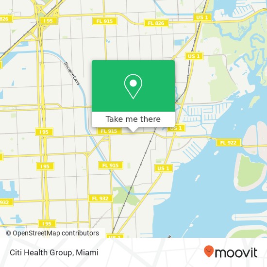 Citi Health Group map