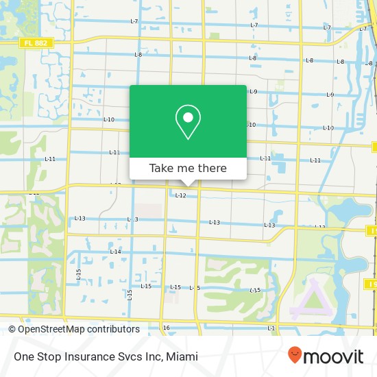 Mapa de One Stop Insurance Svcs Inc