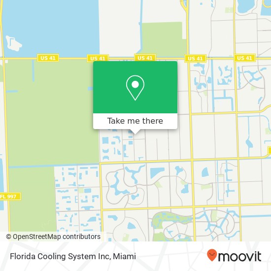 Mapa de Florida Cooling System Inc