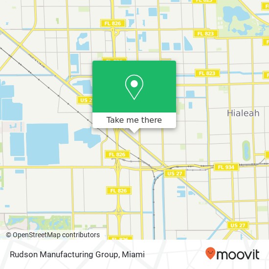 Rudson Manufacturing Group map