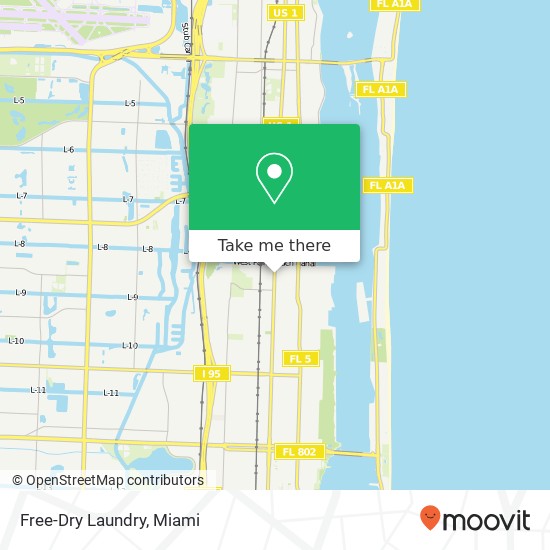 Free-Dry Laundry map