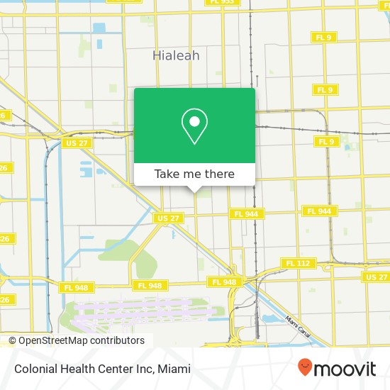 Colonial Health Center Inc map