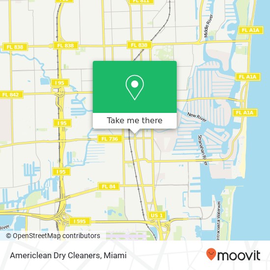 Americlean Dry Cleaners map