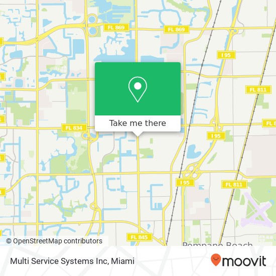 Multi Service Systems Inc map