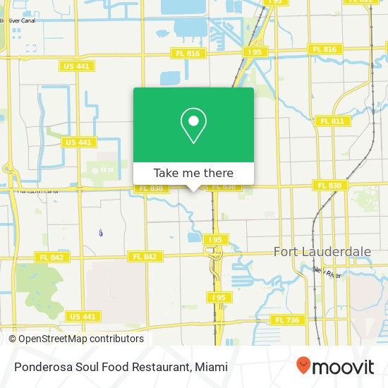 Ponderosa Soul Food Restaurant map