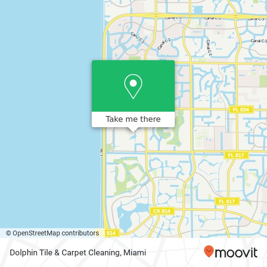 Mapa de Dolphin Tile & Carpet Cleaning