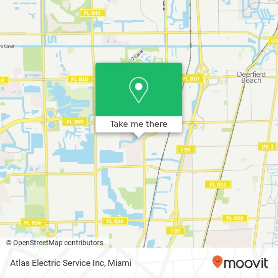 Atlas Electric Service Inc map