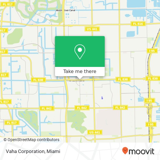 Vaha Corporation map