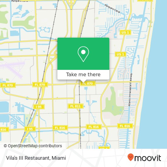 Mapa de Vila's III Restaurant