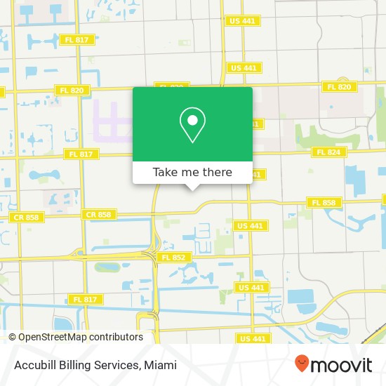 Accubill Billing Services map