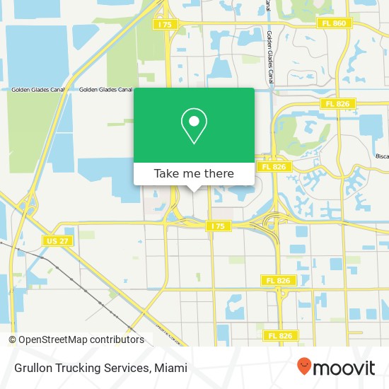 Grullon Trucking Services map